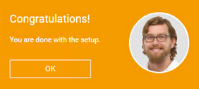 Finish the Smart Setup